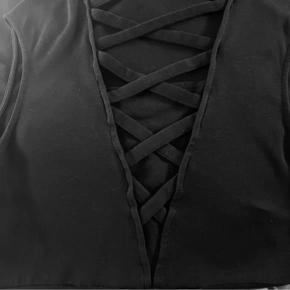 New York & Company Classic Black Cotton Dress w Pockets! - Picture 2 of 4